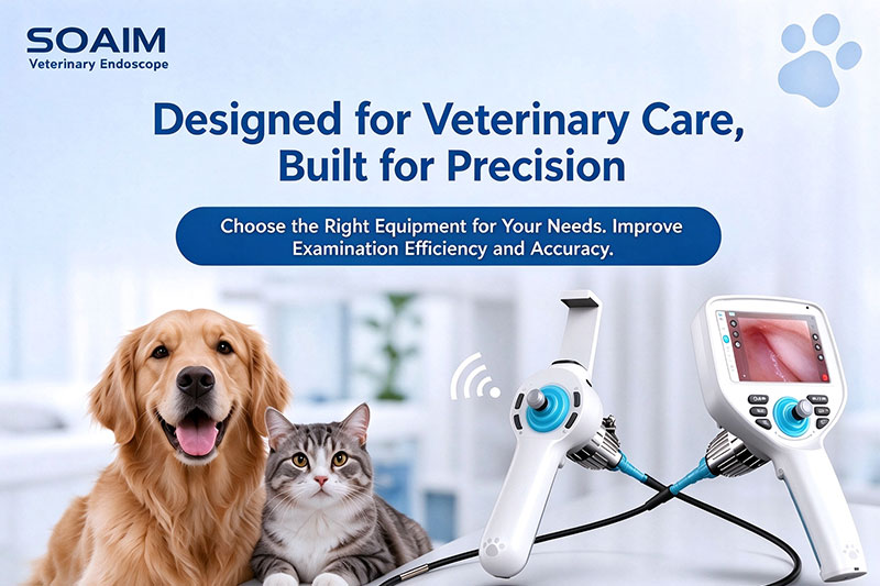 Veterinary endoscopes